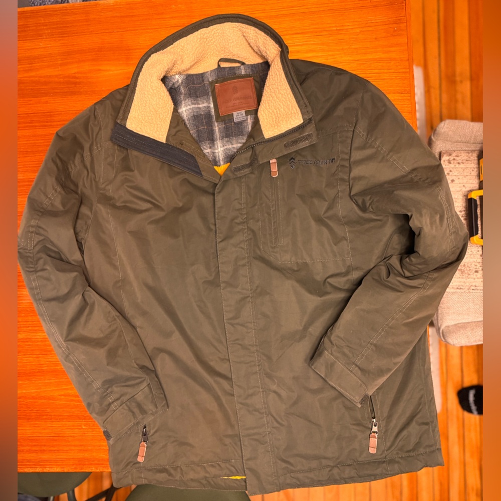 Men's Free Country Green Outdoor Jacket